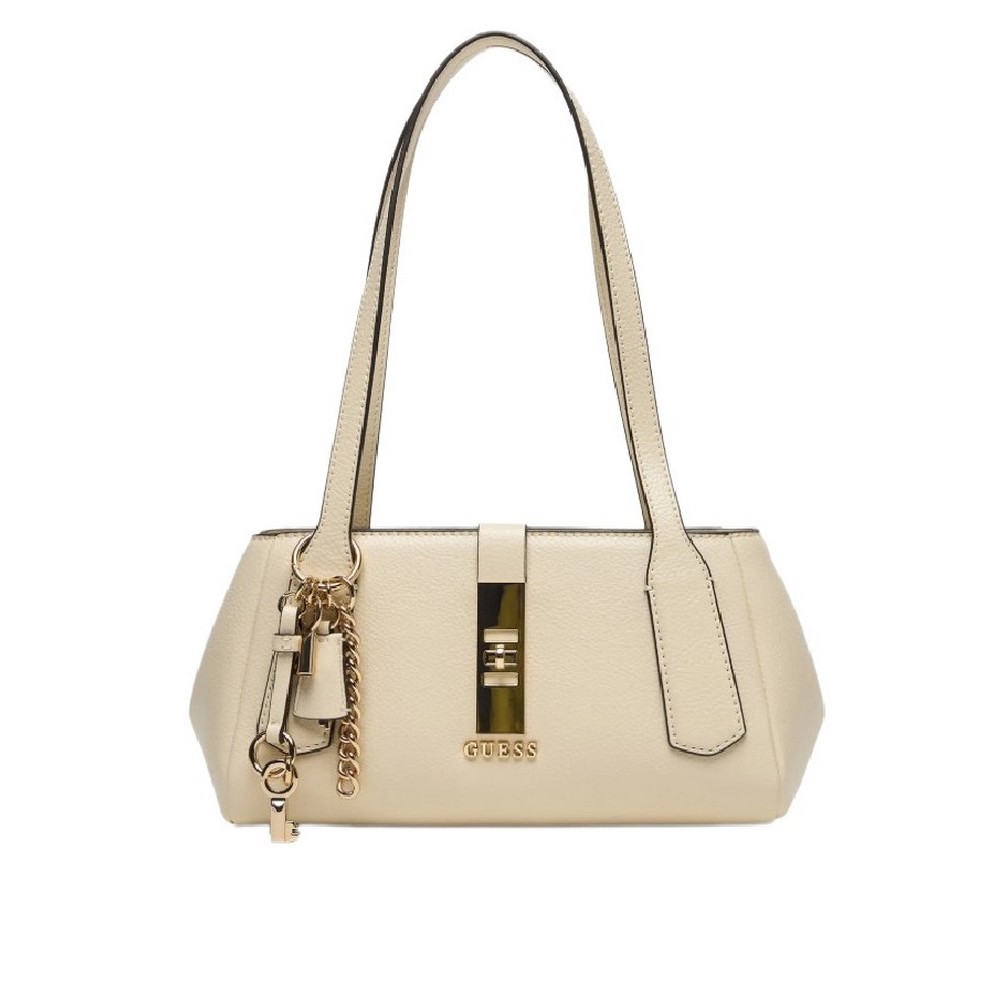 GUESS BROOKE SHOULDER BAG ΤΣΑΝΤΑ ΓΥΝΑΙΚΕΙΑ OFF WHITE