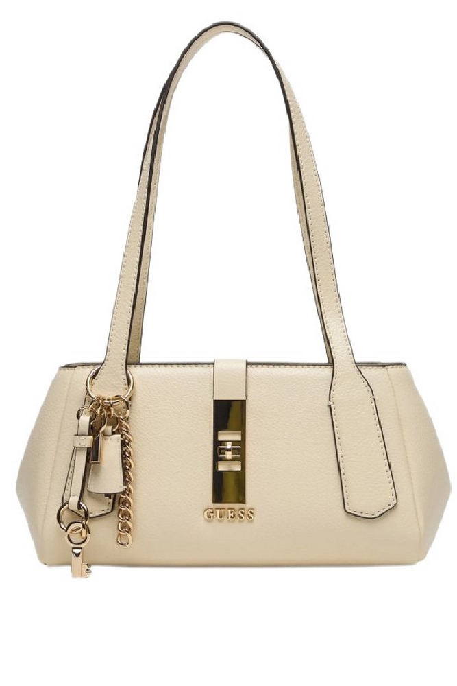 GUESS BROOKE SHOULDER BAG ΤΣΑΝΤΑ ΓΥΝΑΙΚΕΙΑ OFF WHITE