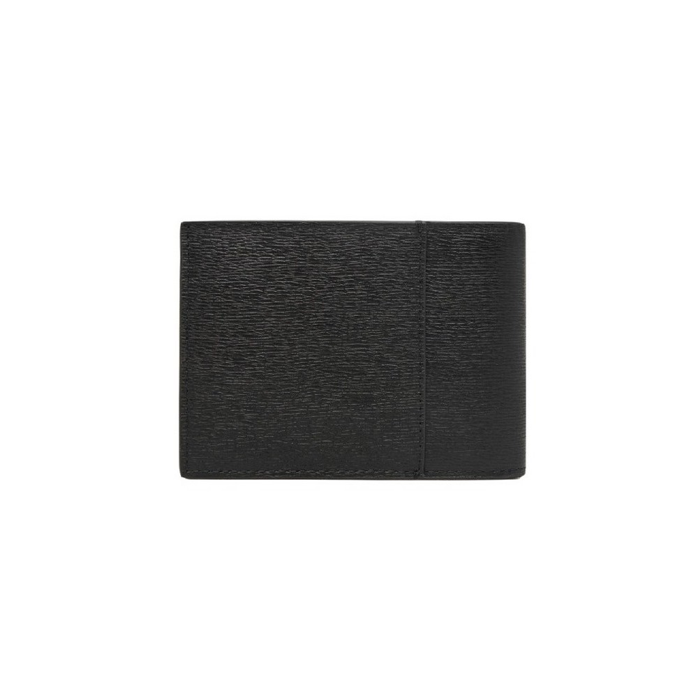 CALVIN KLEIN EMBLEM HW TRIFOLD W/ COIN ΠΟΡΤΟΦΟΛΙ ΑΝΔΡΙΚΟ BLACK