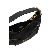 VERSACE JEANS COUTURE RANGE G - ZIPPER BAGS, SKETCH 04 L ΤΣΑΝΤΑ ΓΥΝΑΙΚΕΙΑ BLACK
