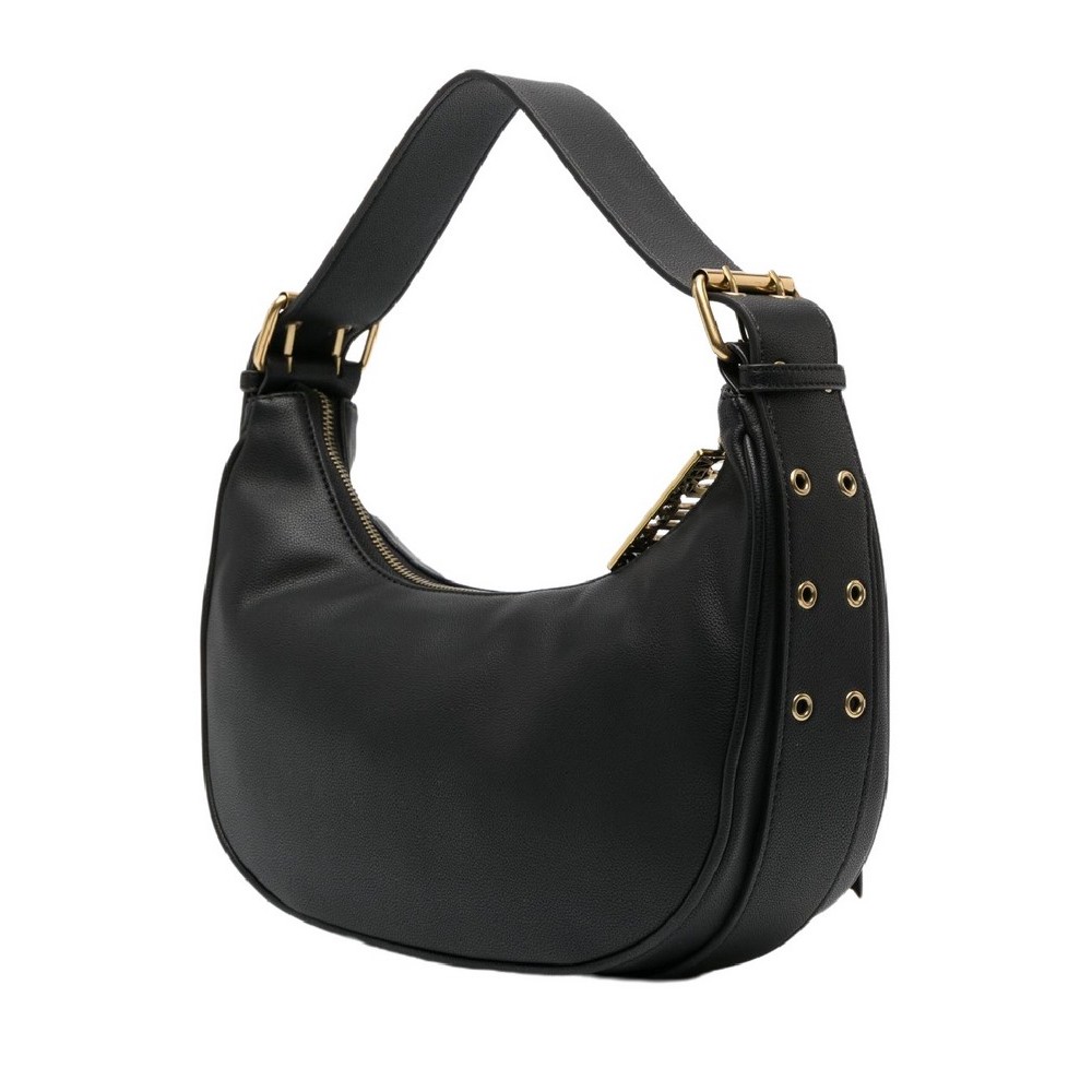 VERSACE JEANS COUTURE RANGE G - ZIPPER BAGS, SKETCH 04 L ΤΣΑΝΤΑ ΓΥΝΑΙΚΕΙΑ BLACK