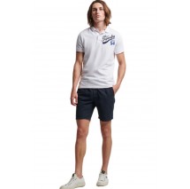 SUPERDRY D1 OVIN VINTAGE SUPERSTATE POLO ΜΠΛΟΥΖΑ ΑΝΔΡΙΚΗ WHITE