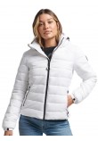 ΜΠΟΥΦΑΝ D1 CLASSIC FUJI PUFFER ΓΥΝΑΙΚΕΙΟ SUPERDRY WHITE