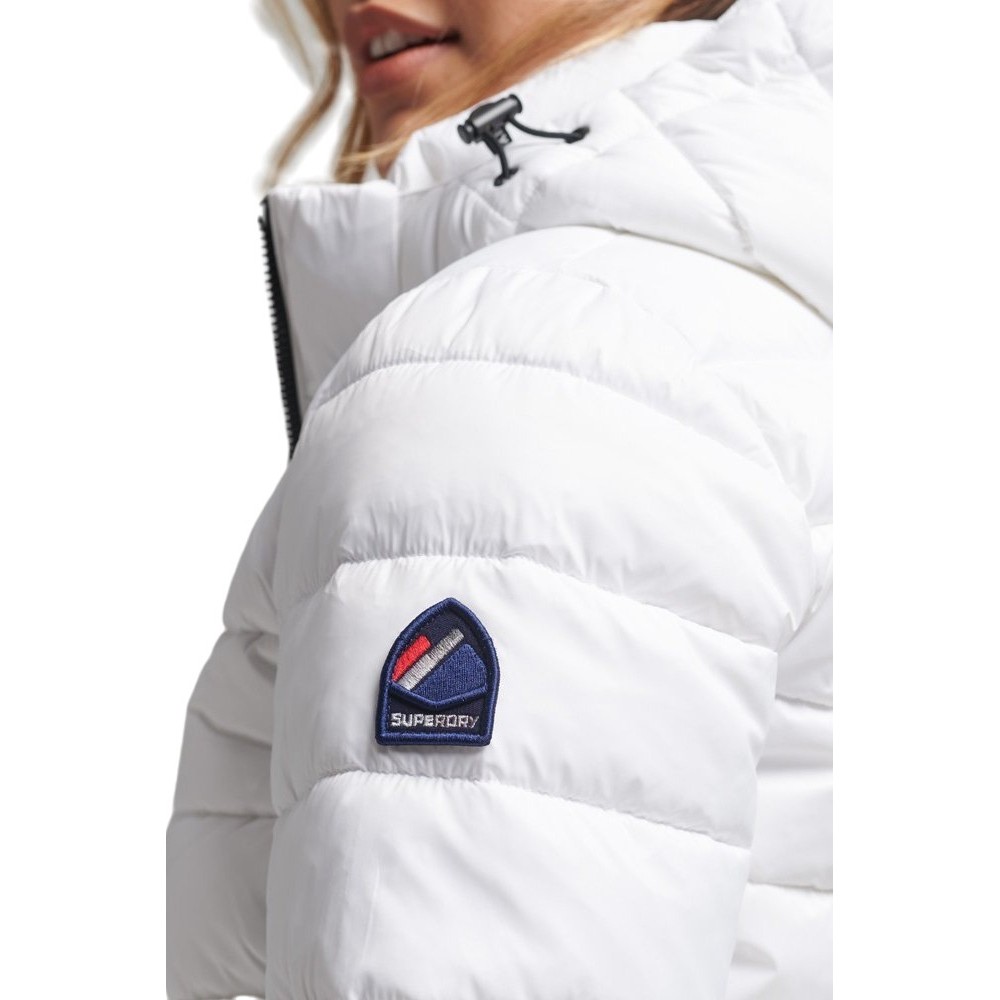 ΜΠΟΥΦΑΝ D1 CLASSIC FUJI PUFFER ΓΥΝΑΙΚΕΙΟ SUPERDRY WHITE
