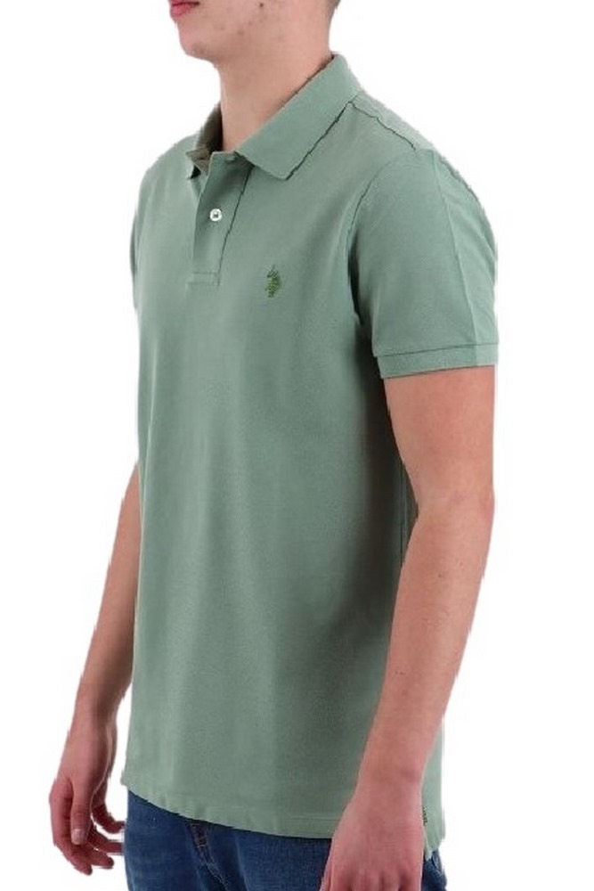 U.S POLO ASSN  41029 POLO T-SHIRT ΜΠΛΟΥΖΑ ΑΝΔΡΙΚΗ OLIVE