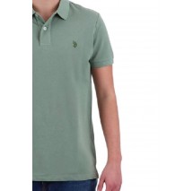 U.S POLO ASSN  41029 POLO T-SHIRT ΜΠΛΟΥΖΑ ΑΝΔΡΙΚΗ OLIVE