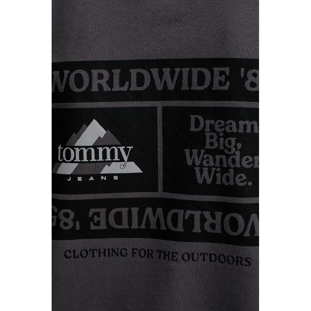 TOMMY JEANS RLX DNA PLAY ΖΑΚΕΤΑ ΦΟΥΤΕΡ ΑΝΔΡΙΚΗ WASHED BLACK