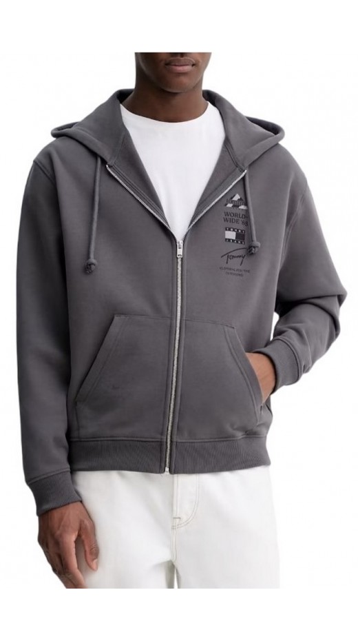 TOMMY JEANS RLX DNA PLAY ΖΑΚΕΤΑ ΦΟΥΤΕΡ ΑΝΔΡΙΚΗ WASHED BLACK