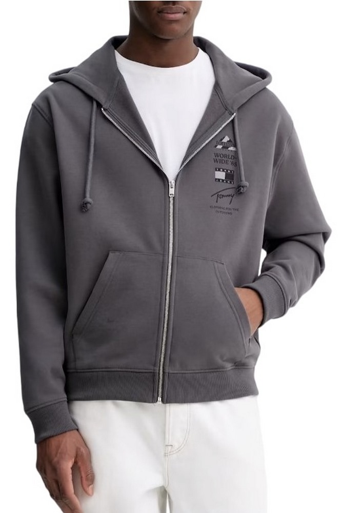 TOMMY JEANS RLX DNA PLAY ΖΑΚΕΤΑ ΦΟΥΤΕΡ ΑΝΔΡΙΚΗ WASHED BLACK