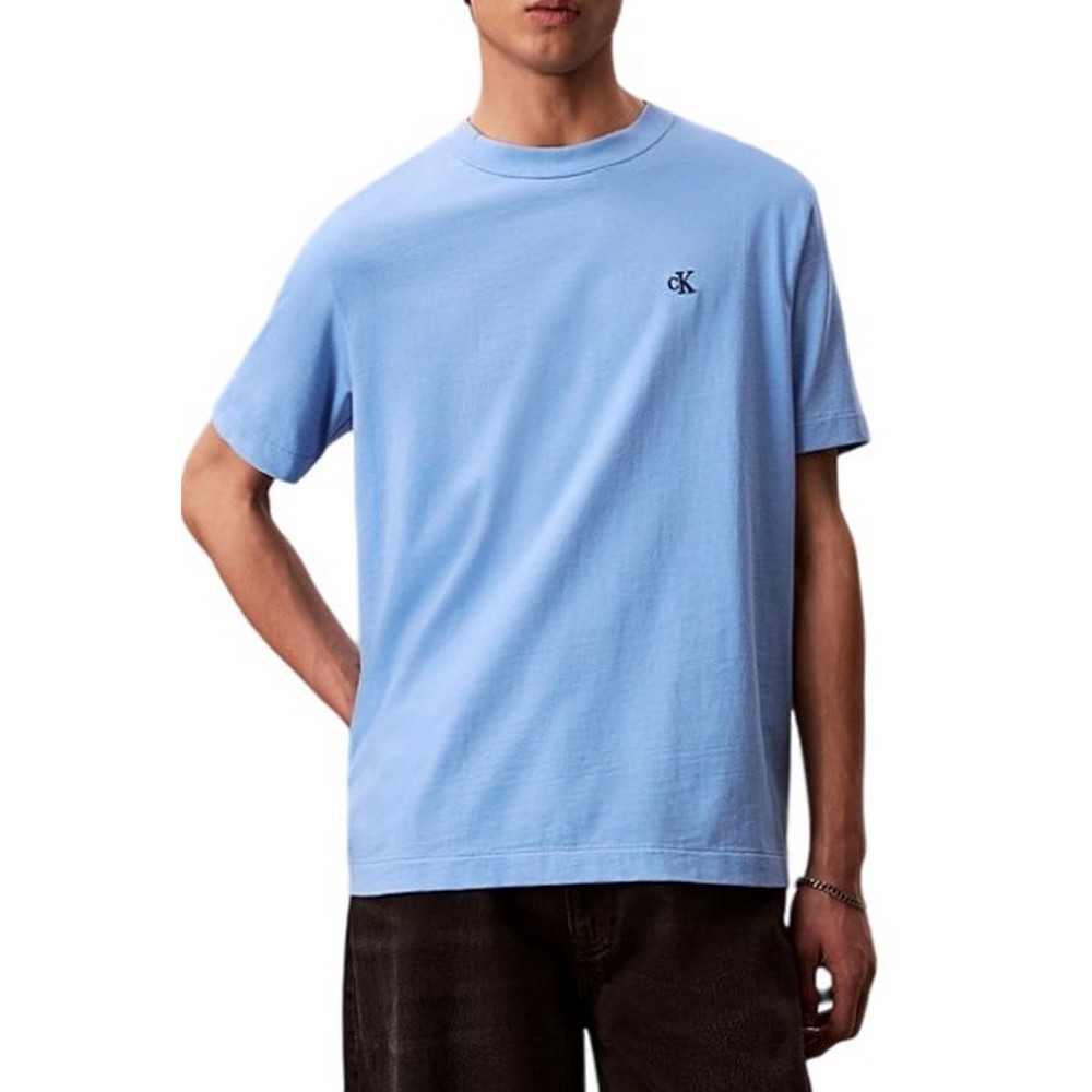 CALVIN KLEIN JEANS MONOGRAM 20S EASY T-SHIRT ΜΠΛΟΥΖΑ ΑΝΔΡΙΚΗ BLUE