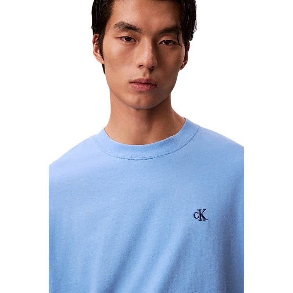 CALVIN KLEIN JEANS MONOGRAM 20S EASY T-SHIRT ΜΠΛΟΥΖΑ ΑΝΔΡΙΚΗ BLUE