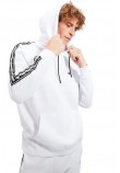 ELLESSE POWERA OH HOODY ΜΠΛΟΥΖΑ ΦΟΥΤΕΡ ΑΝΔΡΙΚΗ WHITE