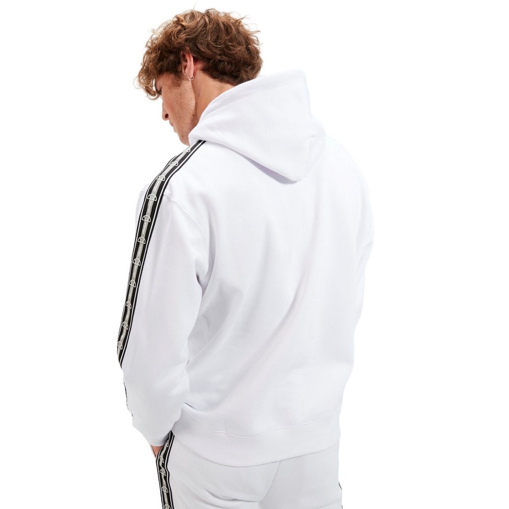 ELLESSE POWERA OH HOODY ΜΠΛΟΥΖΑ ΦΟΥΤΕΡ ΑΝΔΡΙΚΗ WHITE