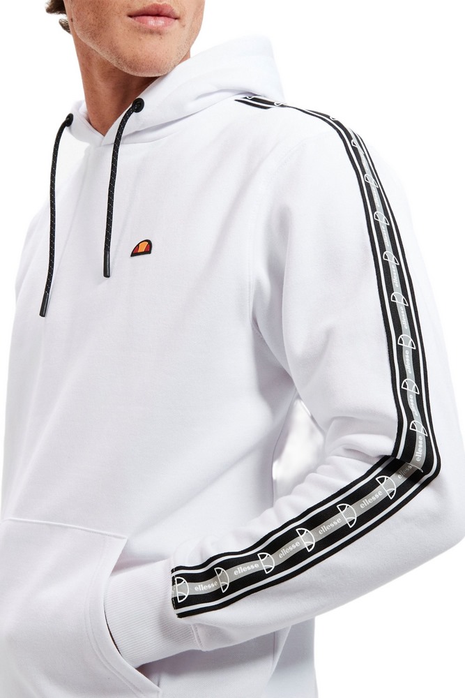ELLESSE POWERA OH HOODY ΜΠΛΟΥΖΑ ΦΟΥΤΕΡ ΑΝΔΡΙΚΗ WHITE