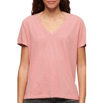 SUPERDRY STUDIOS SLUB T-SHIRT ΜΠΛΟΥΖΑ ΓΥΝΑΙΚΕΙΑ ROSE