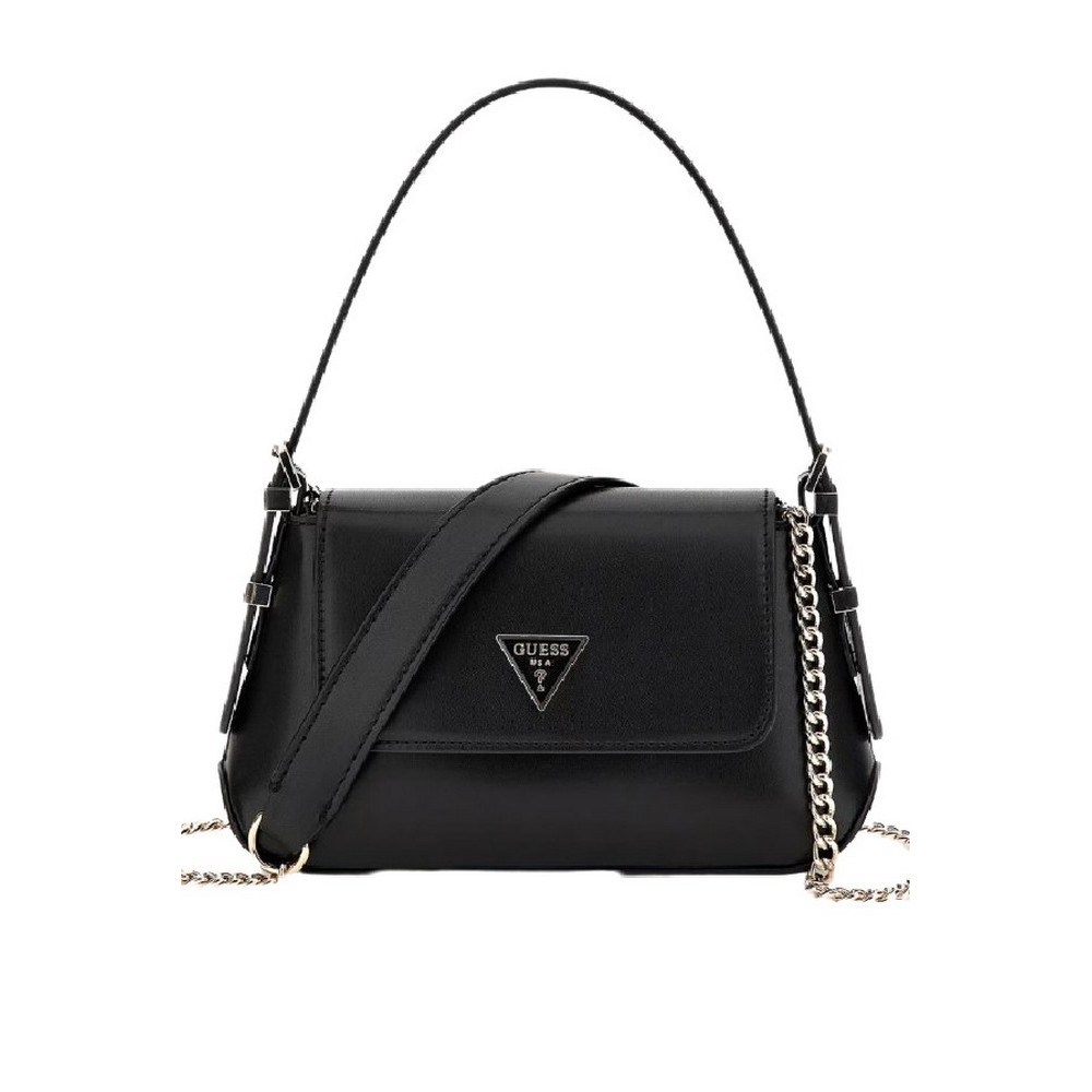 GUESS DESIDERIA MINI FLAP SHLDR BAG ΤΣΑΝΤΑ ΓΥΝΑΙΚΕΙΑ BLACK