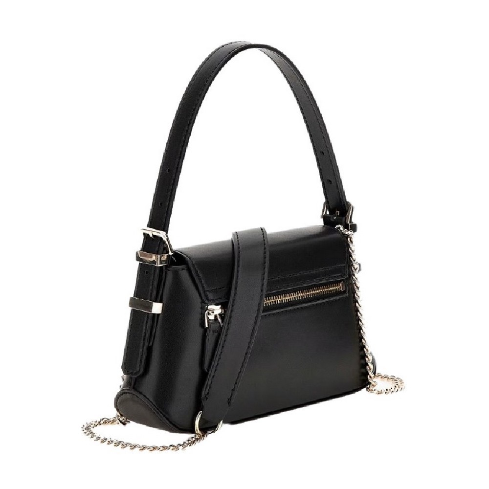 GUESS DESIDERIA MINI FLAP SHLDR BAG ΤΣΑΝΤΑ ΓΥΝΑΙΚΕΙΑ BLACK