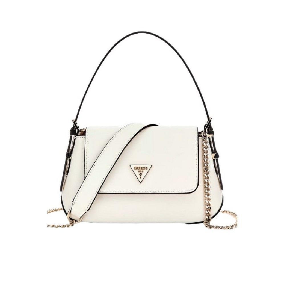 GUESS DESIDERIA MINI FLAP SHLDR BAG ΤΣΑΝΤΑ ΓΥΝΑΙΚΕΙΑ WHITE