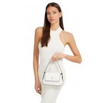 GUESS DESIDERIA MINI FLAP SHLDR BAG ΤΣΑΝΤΑ ΓΥΝΑΙΚΕΙΑ WHITE
