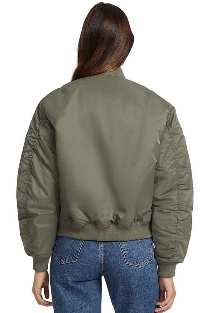 GUESS JEANS BOMBER JKT ΜΠΟΥΦΑΝ ΓΥΝΑΙΚΕΙΟ KHAKI