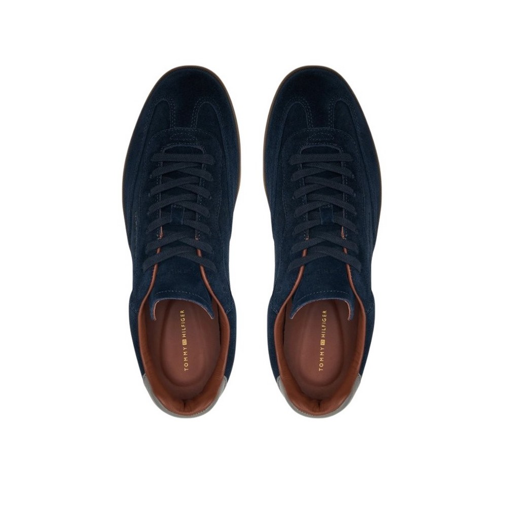 TOMMY HILFIGER LO LUX SUEDE SNEAKER ΠΑΠΟΥΤΣΙΑ ΑΝΔΡΙΚΟ NAVY