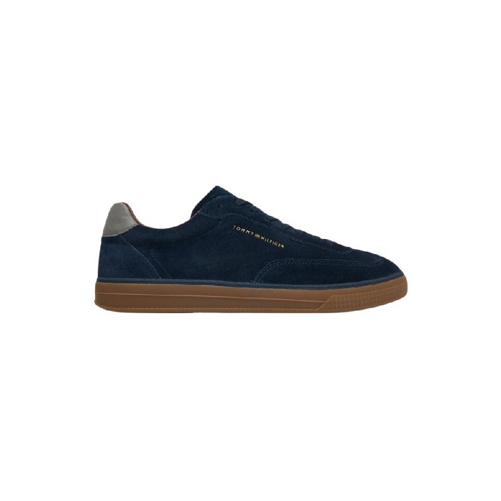 TOMMY HILFIGER LO LUX SUEDE SNEAKER ΠΑΠΟΥΤΣΙΑ ΑΝΔΡΙΚΟ NAVY