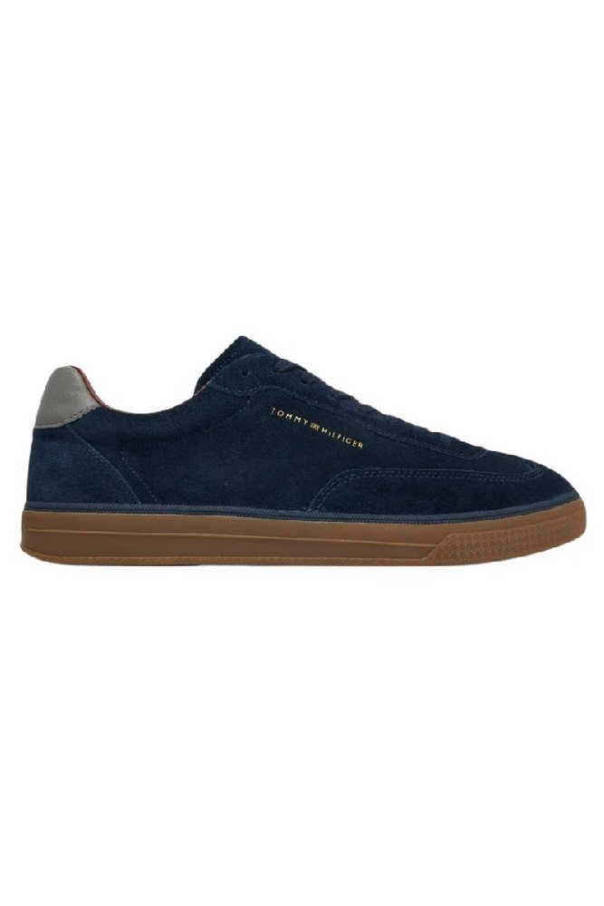 TOMMY HILFIGER LO LUX SUEDE SNEAKER ΠΑΠΟΥΤΣΙΑ ΑΝΔΡΙΚΟ NAVY