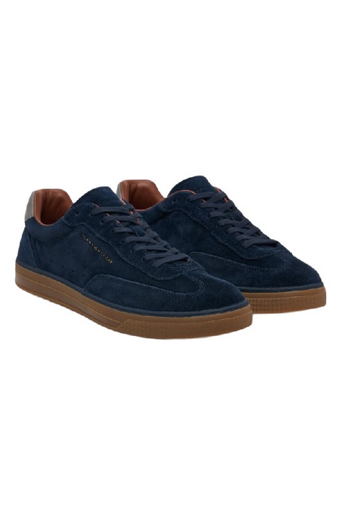 TOMMY HILFIGER LO LUX SUEDE SNEAKER ΠΑΠΟΥΤΣΙΑ ΑΝΔΡΙΚΟ NAVY