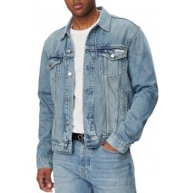 CALVIN KLEIN JEANS ANDREW CLASSIC TRUCKER ΤΖΙΝ ΜΠΟΥΦΑΝ ΑΝΔΡΙΚΟ BLUΕ DENIM