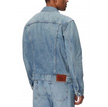 CALVIN KLEIN JEANS ANDREW CLASSIC TRUCKER ΤΖΙΝ ΜΠΟΥΦΑΝ ΑΝΔΡΙΚΟ BLUΕ DENIM