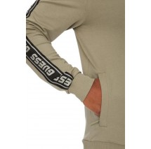 GUESS FULL ZIP NEW ARLO SWEATSHIRT ΖΑΚΕΤΑ ΦΟΥΤΕΡ ΑΝΔΡΙΚΗ DARK BEIGE