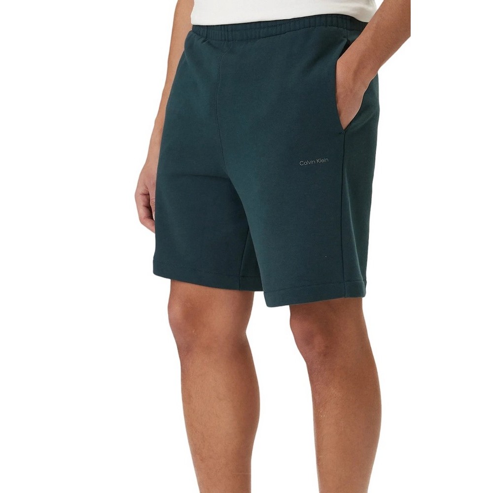 CALVIN KLEIN NANO STANDARD LOGO SHORT ΒΕΡΜΟΥΔΑ ΑΝΔΡΙΚΗ FOREST GREEN