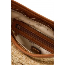 GUESS CAMDEN MINI SHOULDER BAG ΤΣΑΝΤΑ ΓΥΝΑΙΚΕΙΑ COGNAC