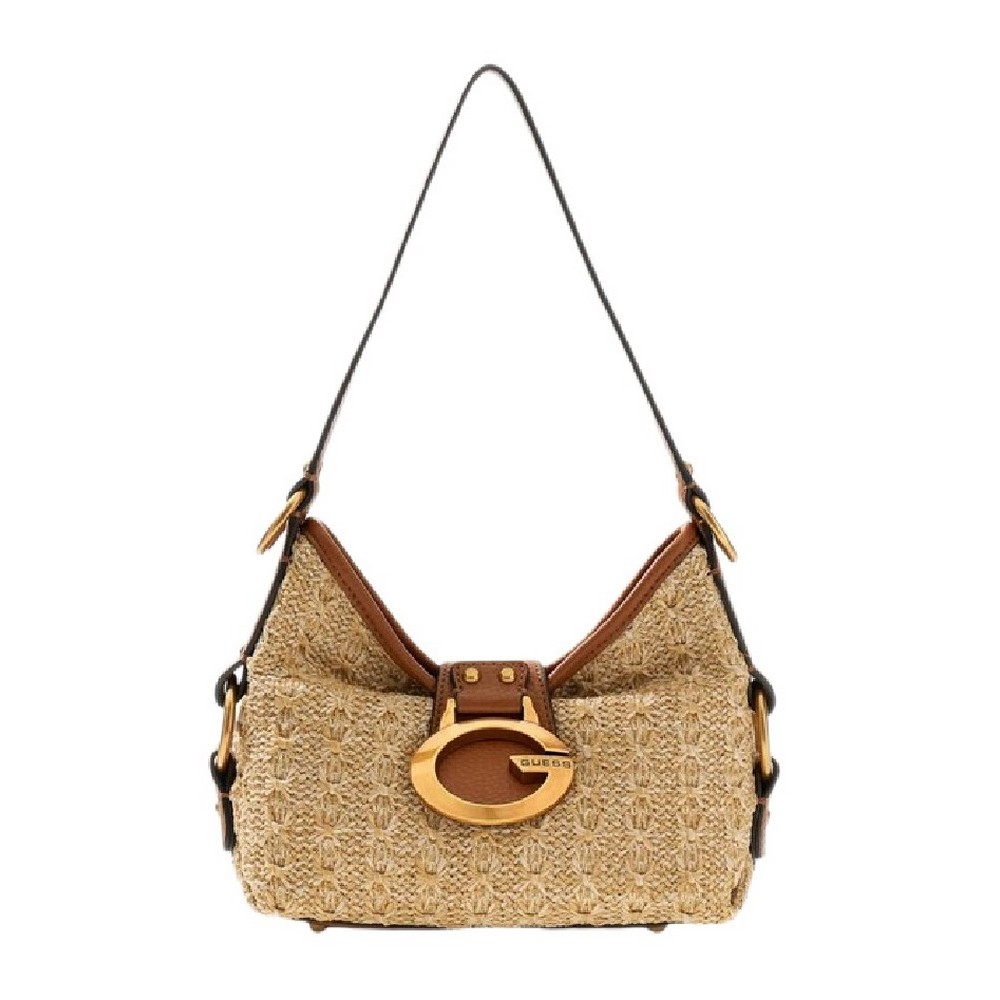 GUESS CAMDEN MINI SHOULDER BAG ΤΣΑΝΤΑ ΓΥΝΑΙΚΕΙΑ COGNAC