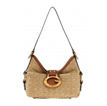 GUESS CAMDEN MINI SHOULDER BAG ΤΣΑΝΤΑ ΓΥΝΑΙΚΕΙΑ COGNAC