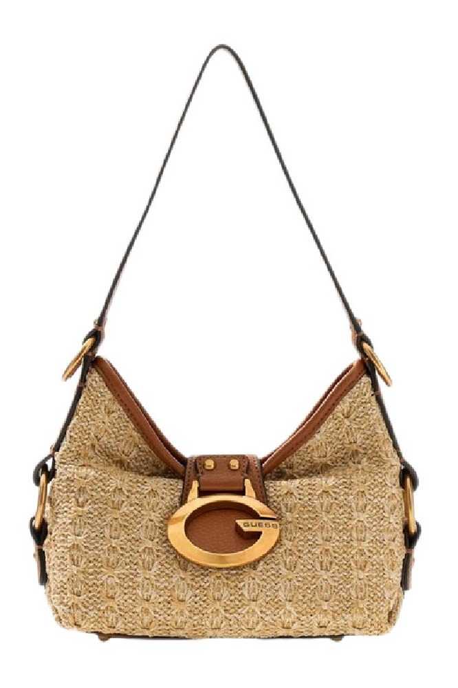 GUESS CAMDEN MINI SHOULDER BAG ΤΣΑΝΤΑ ΓΥΝΑΙΚΕΙΑ COGNAC