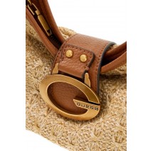 GUESS CAMDEN MINI SHOULDER BAG ΤΣΑΝΤΑ ΓΥΝΑΙΚΕΙΑ COGNAC