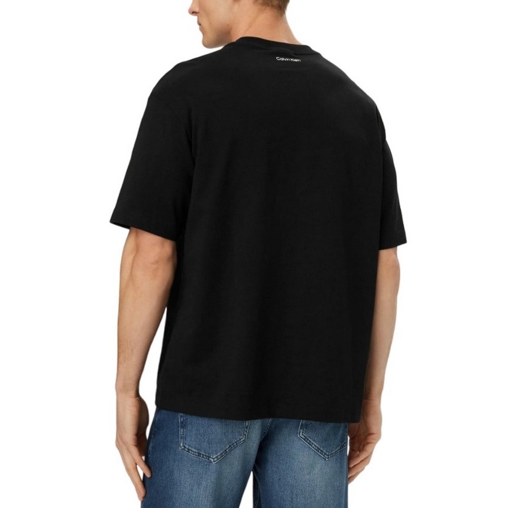 CALVIN KLEIN JEANS 16S APRIL GRAPHIC SEASONAL FASHI T-SHIRT ΜΠΛΟΥΖΑ ΑΝΔΡΙΚΗ BLACK