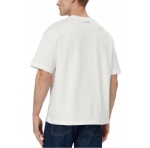 CALVIN KLEIN JEANS 16S APRIL GRAPHIC SEASONAL FASHI T-SHIRT ΜΠΛΟΥΖΑ ΑΝΔΡΙΚΗ BRIGHT WHITE