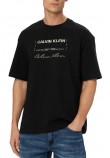 CALVIN KLEIN JEANS 16S APRIL GRAPHIC SEASONAL FASHI T-SHIRT ΜΠΛΟΥΖΑ ΑΝΔΡΙΚΗ BLACK