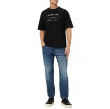 CALVIN KLEIN JEANS 16S APRIL GRAPHIC SEASONAL FASHI T-SHIRT ΜΠΛΟΥΖΑ ΑΝΔΡΙΚΗ BLACK