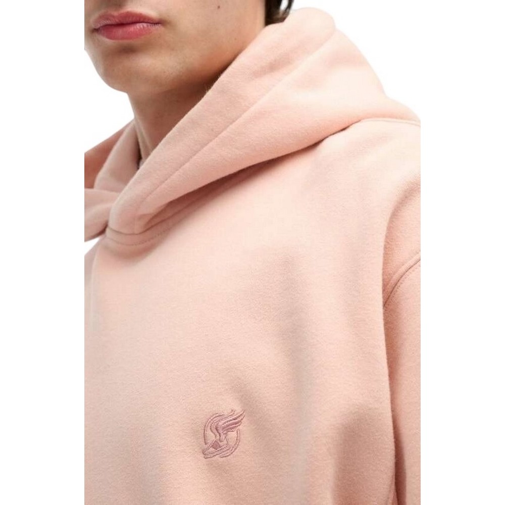 SUPERDRY D2 OVIN BLANK OVERSIZED HOOD ΜΠΛΟΥΖΑ ΦΟΥΤΕΡ ΑΝΔΡΙΚΗ PINK