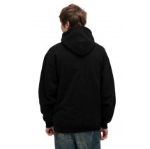 SUPERDRY D2 OVIN BLANK OVERSIZED HOOD ΜΠΛΟΥΖΑ ΦΟΥΤΕΡ ΑΝΔΡΙΚΗ BLACK