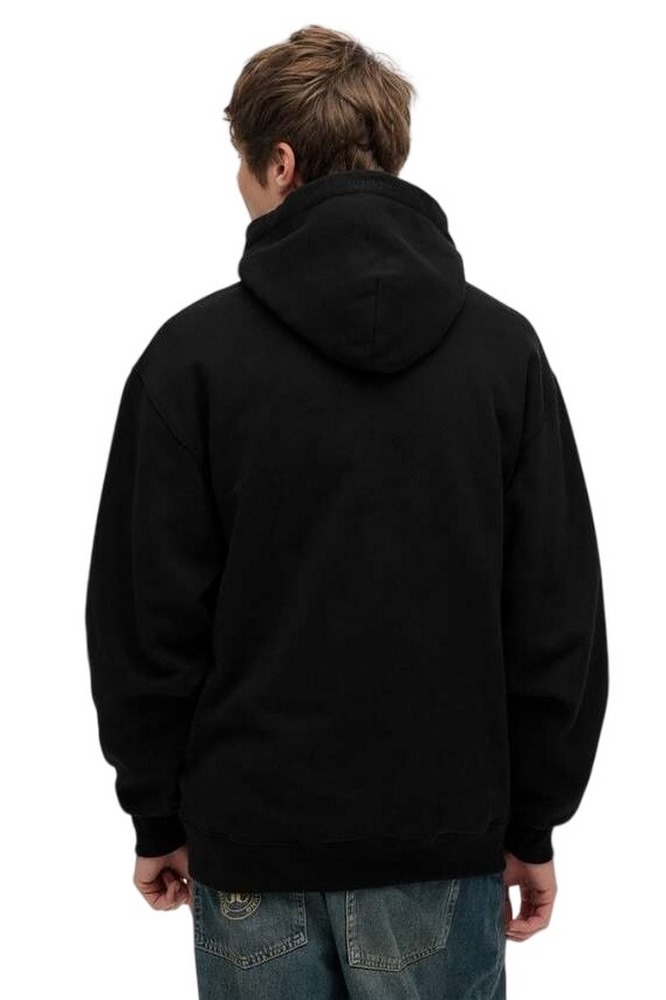 SUPERDRY D2 OVIN BLANK OVERSIZED HOOD ΜΠΛΟΥΖΑ ΦΟΥΤΕΡ ΑΝΔΡΙΚΗ BLACK