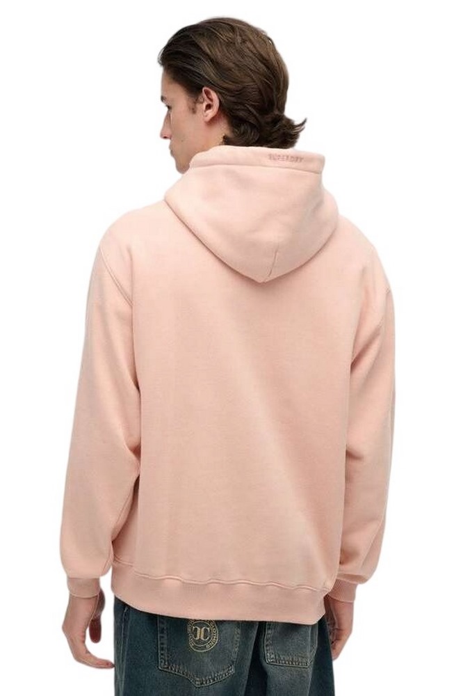 SUPERDRY D2 OVIN BLANK OVERSIZED HOOD ΜΠΛΟΥΖΑ ΦΟΥΤΕΡ ΑΝΔΡΙΚΗ PINK