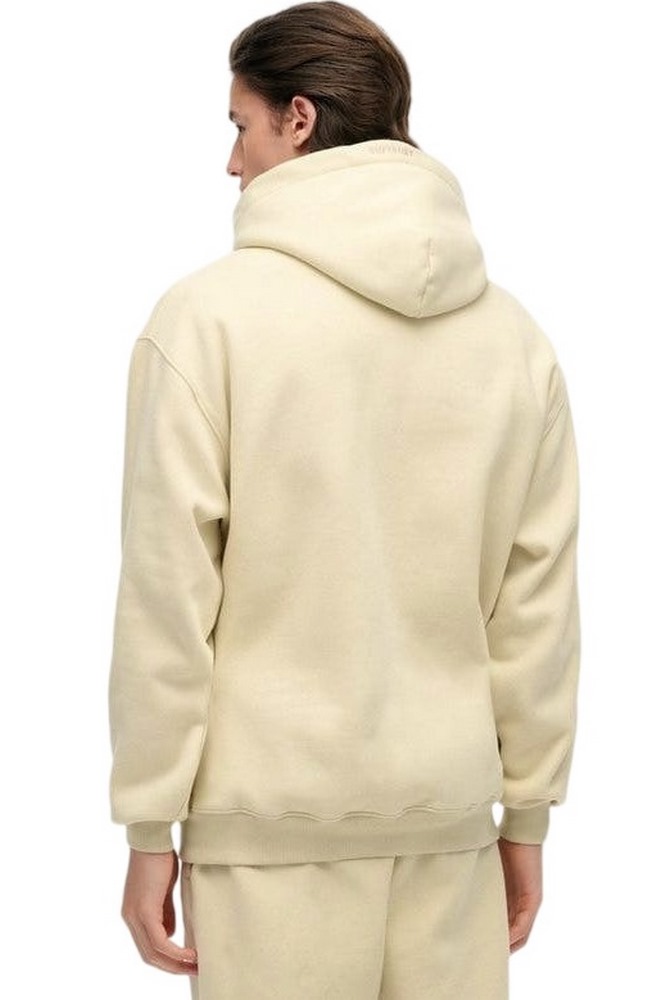 SUPERDRY D2 OVIN BLANK OVERSIZED HOOD ΜΠΛΟΥΖΑ ΦΟΥΤΕΡ ΑΝΔΡΙΚΗ ECRU
