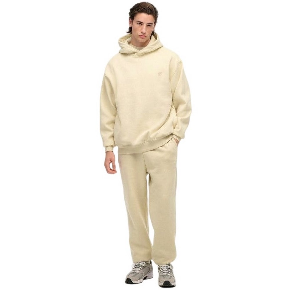 SUPERDRY D2 OVIN BLANK OVERSIZED HOOD ΜΠΛΟΥΖΑ ΦΟΥΤΕΡ ΑΝΔΡΙΚΗ ECRU