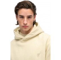 SUPERDRY D2 OVIN BLANK OVERSIZED HOOD ΜΠΛΟΥΖΑ ΦΟΥΤΕΡ ΑΝΔΡΙΚΗ ECRU