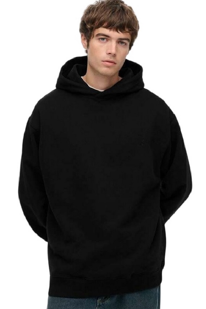 SUPERDRY D2 OVIN BLANK OVERSIZED HOOD ΜΠΛΟΥΖΑ ΦΟΥΤΕΡ ΑΝΔΡΙΚΗ BLACK