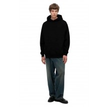 SUPERDRY D2 OVIN BLANK OVERSIZED HOOD ΜΠΛΟΥΖΑ ΦΟΥΤΕΡ ΑΝΔΡΙΚΗ BLACK